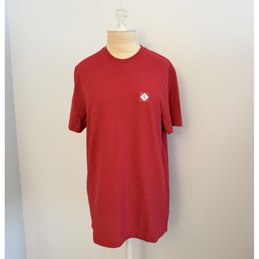 Zanone IceCotton T-Shirt Mens 48 Medium Red Short Sleeve Made In Italy